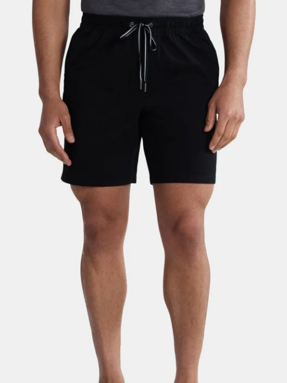 George Black Men's Athletic Drawstring Shorts with Contrast Cord size M 32x34